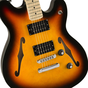 Squier Affinity Series Starcaster Electric Guitar, Maple FB, 3-Tone Sunburst