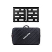 MONO Pedalboard Medium, Black and Tour Accessory Case 2.0, Black