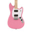 Squier Sonic Mustang HH Electric Guitar w/White Pickguard, Maple FB, Flash Pink