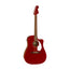 Fender California Redondo Player Acoustic Guitar, Walnut FB, Candy Apple Red