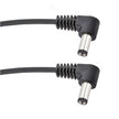 Voodoo Lab PPBAR-R12 Standard Polarity Cable, 2.1mm Right-Angle, 12inch